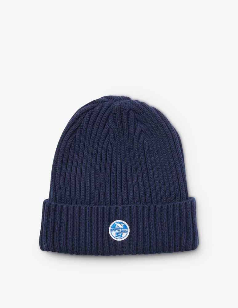 rinascente North Sails English ribbed tag beanie