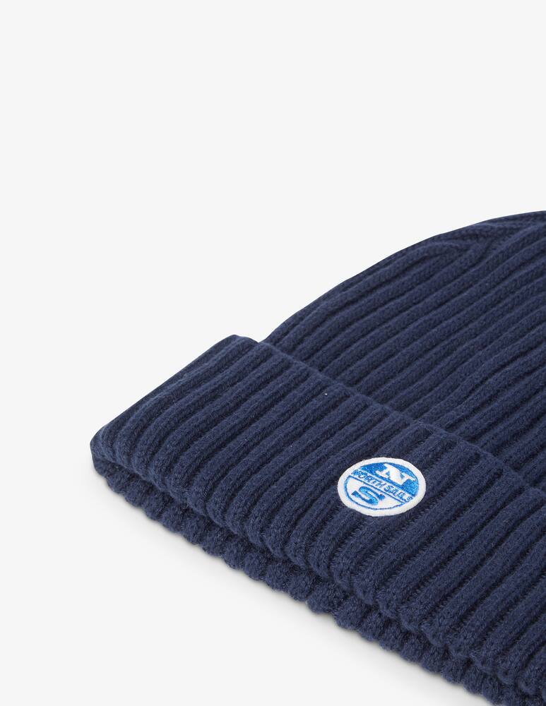 rinascente North Sails English ribbed tag beanie