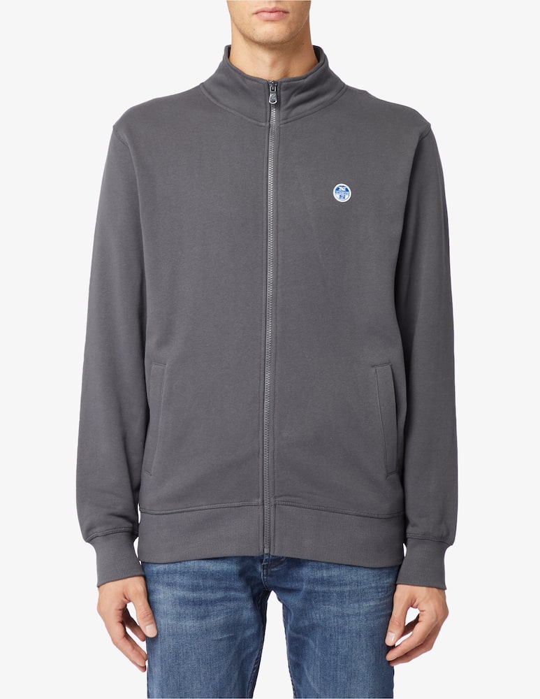 North Sails Basic tag zipped sweatshirt - picture 1 North Sails Basic tag zipped sweatshirt - picture 1