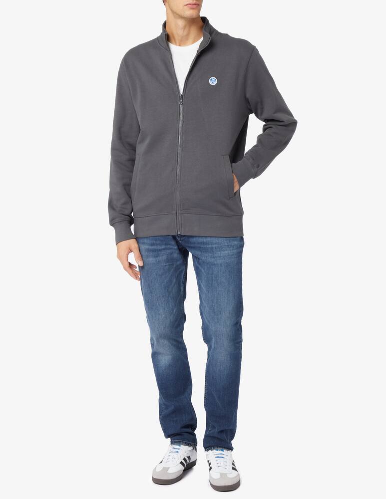 North Sails Basic tag zipped sweatshirt - picture 2 North Sails Basic tag zipped sweatshirt - picture 2