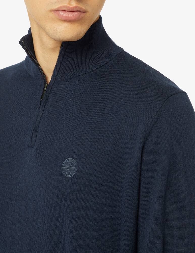 rinascente North Sails Small logo zipped jumper