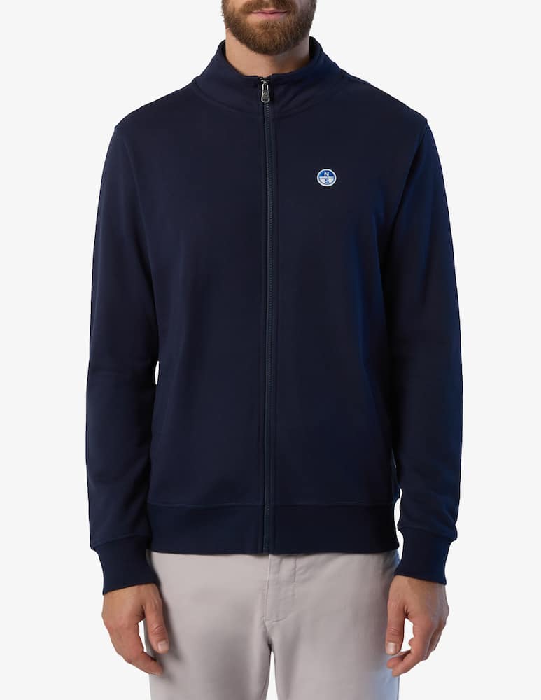 North Sails Logo zipped sweatshirt - picture 1 North Sails Logo zipped sweatshirt - picture 1