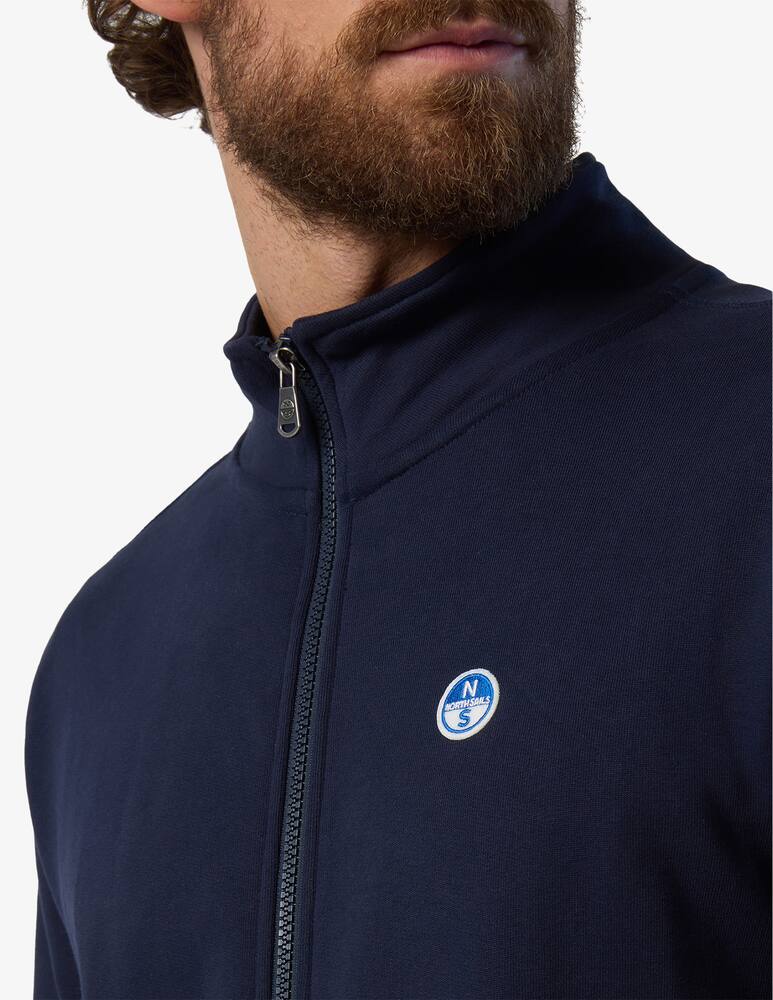 North Sails Logo zipped sweatshirt - picture 3 North Sails Logo zipped sweatshirt - picture 3