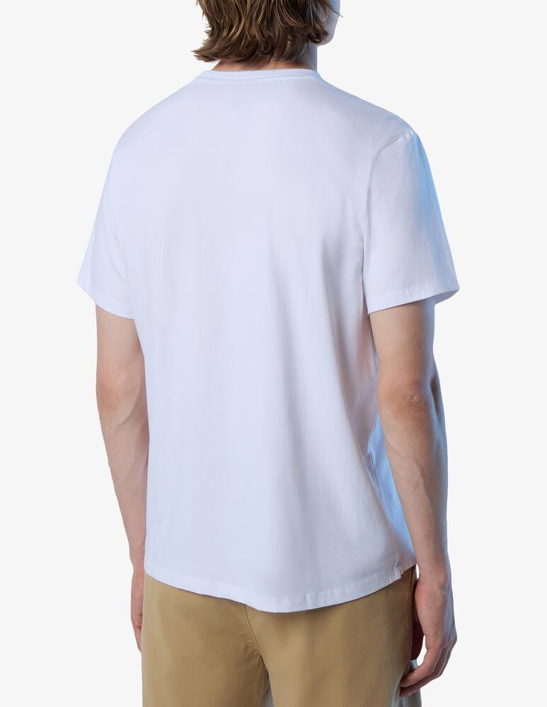 rinascente North Sails Maglietta stretch logo patch