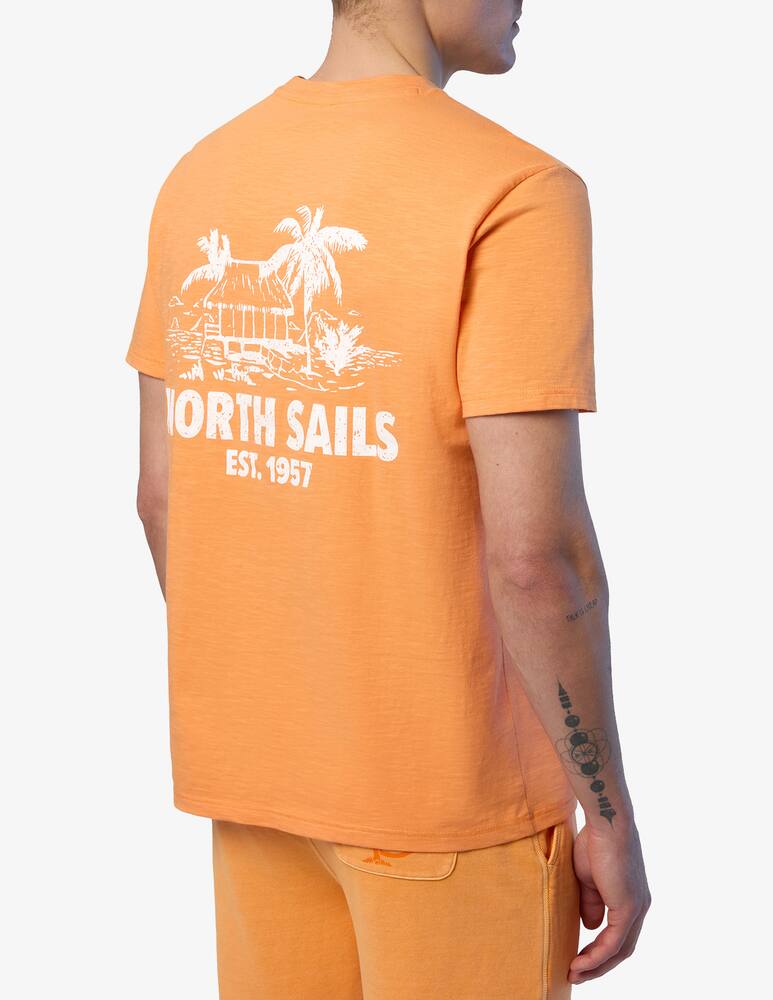 rinascente North Sails T-shirt print back palms