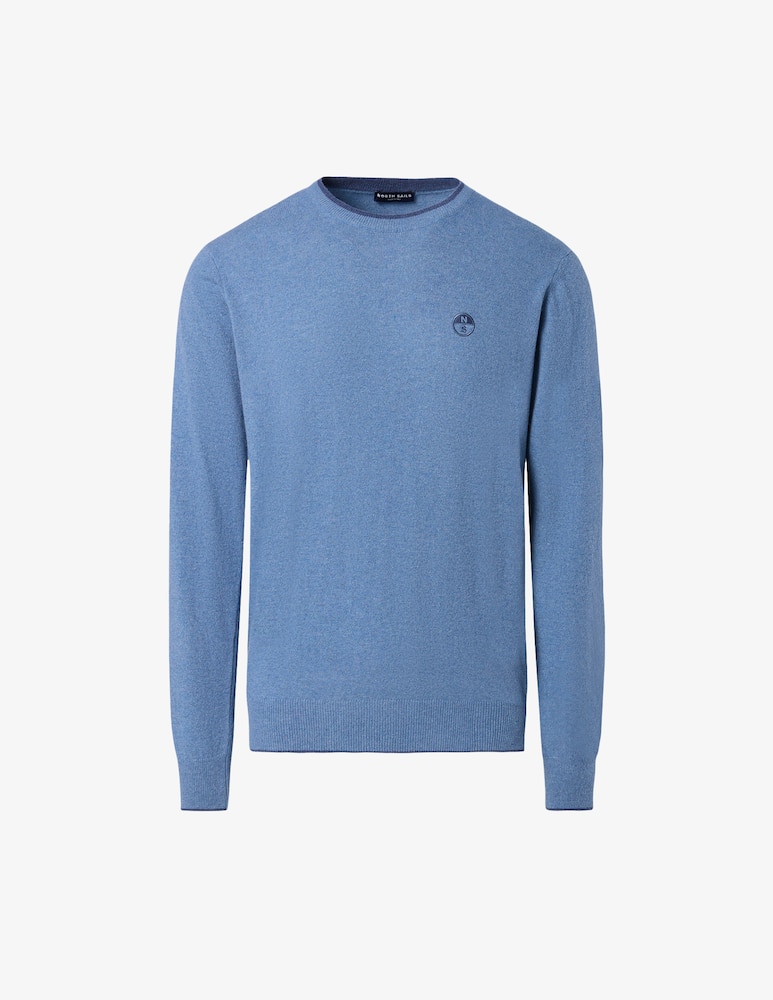 North Sails Maglione cashmere blend loghino - immagine 1 North Sails Maglione cashmere blend loghino - immagine 1