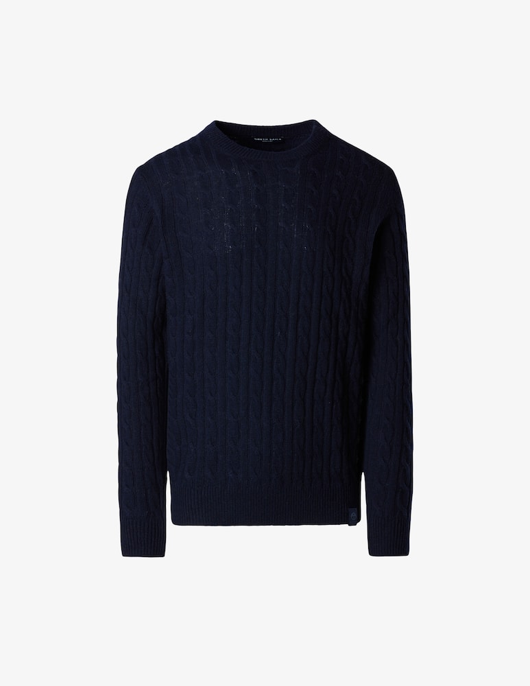 North Sails Maglia mezza  zip in misto cashmere - immagine 1