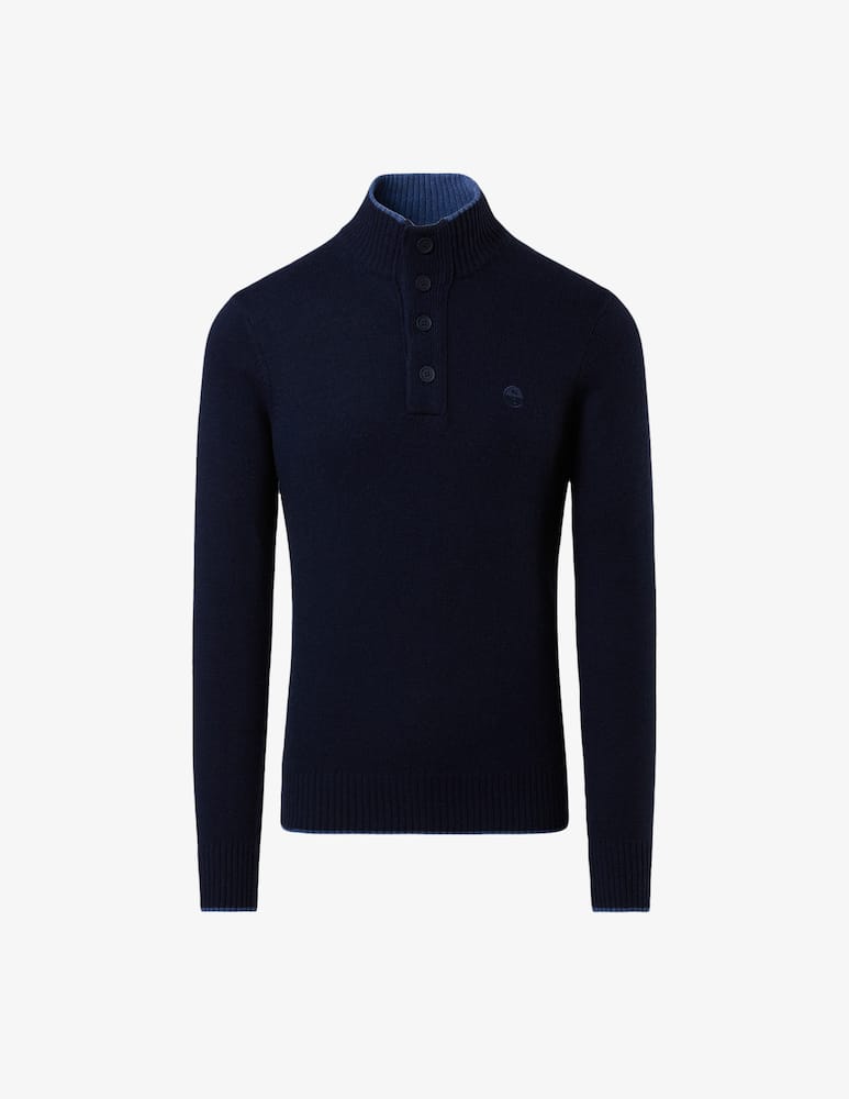 North Sails Maglia 3 bottoni in misto cashmere - immagine 1 North Sails Maglia 3 bottoni in misto cashmere - immagine 1
