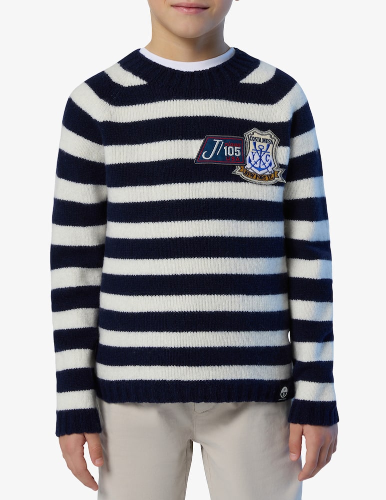 North Sails Maglione girocollo in misto lana - immagine 2 North Sails Maglione girocollo in misto lana - immagine 2