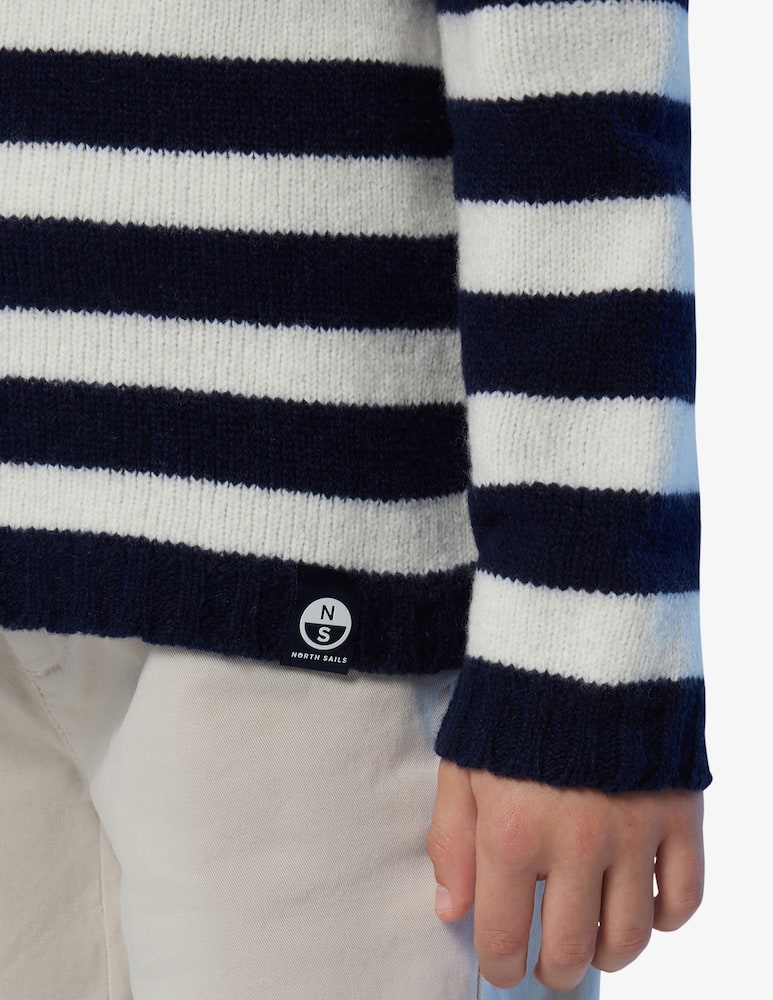 North Sails Maglione girocollo in misto lana - immagine 4 North Sails Maglione girocollo in misto lana - immagine 4