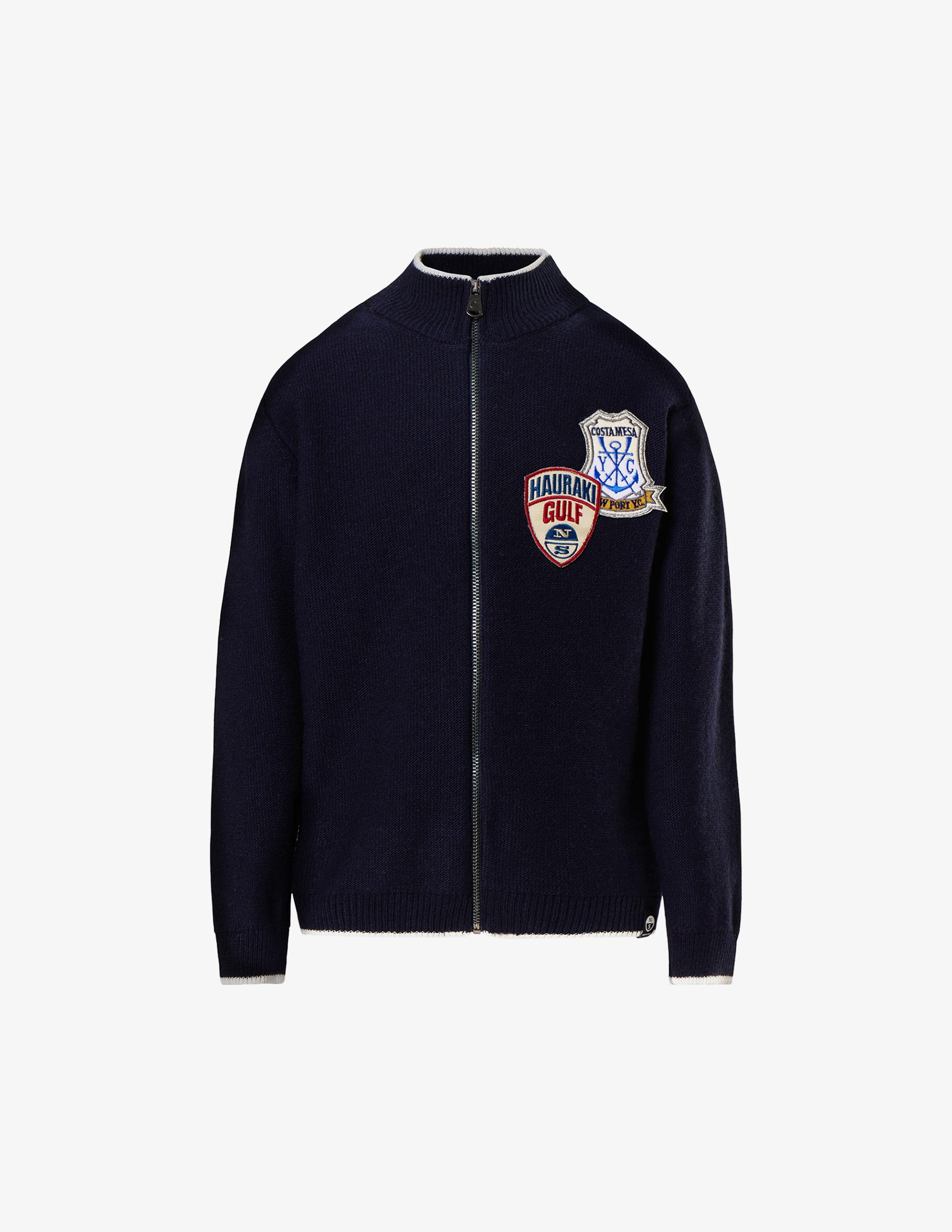 North Sails Blue Cotton Men Cardigan