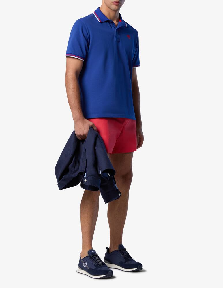 rinascente North Sails Polo piquet collo rigato
