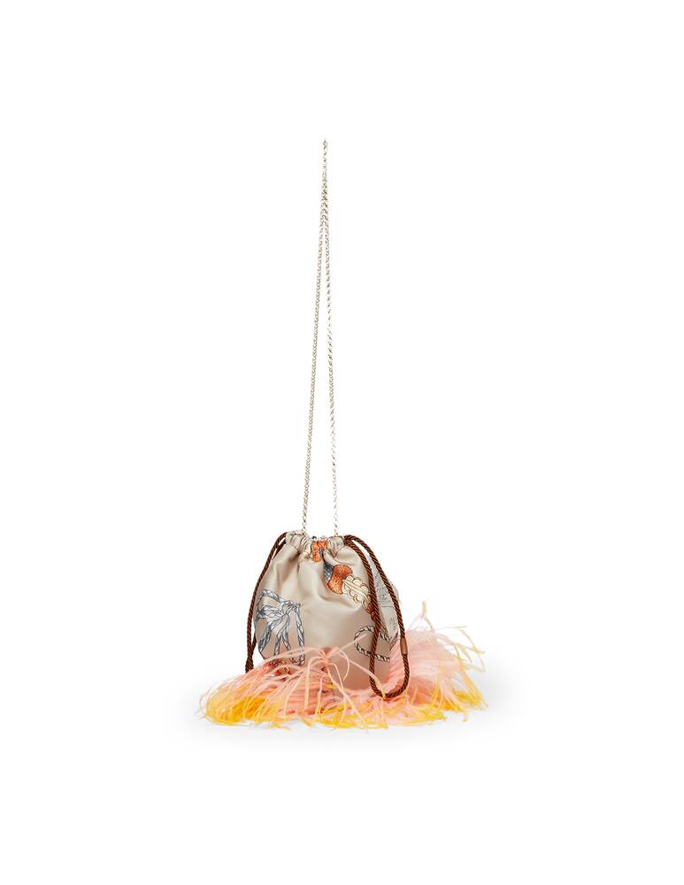 rinascente Mantero 1902 The Disco Bag - Tropical Tassels mini bucket bag