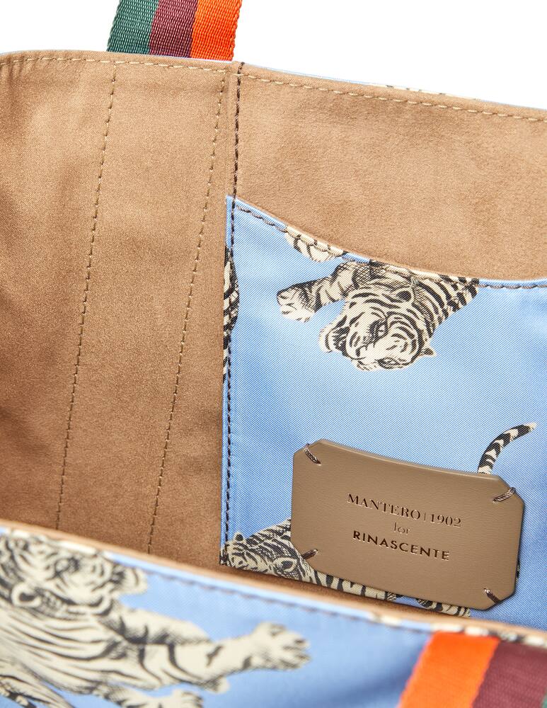 rinascente Mantero 1902 Honey Tiger borsa shopper