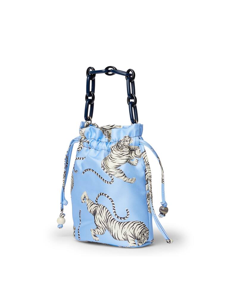 rinascente Mantero 1902 Honey Tiger mini bucket bag