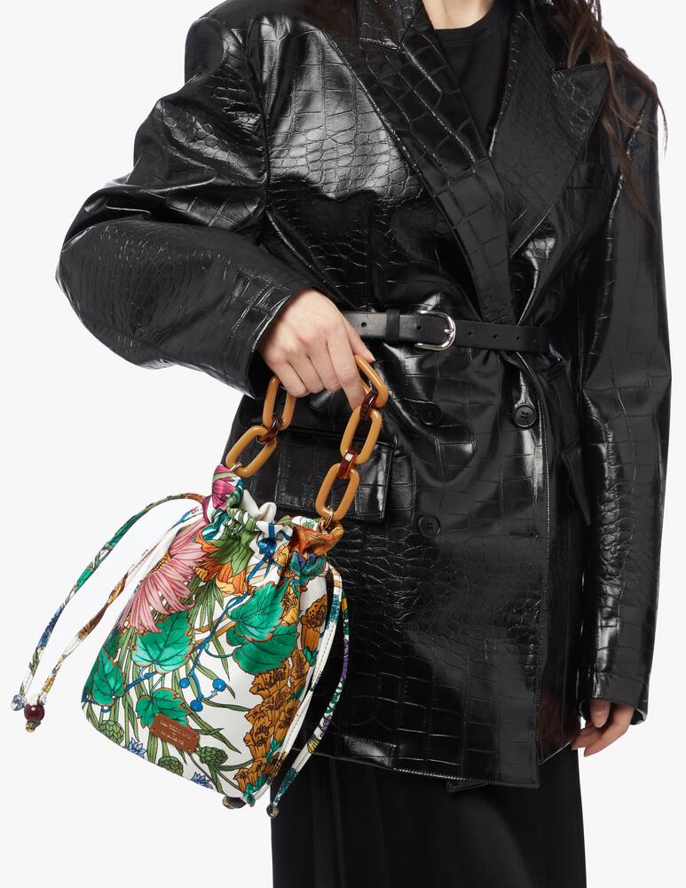 rinascente Mantero 1902 Bouquet mini bucket bag