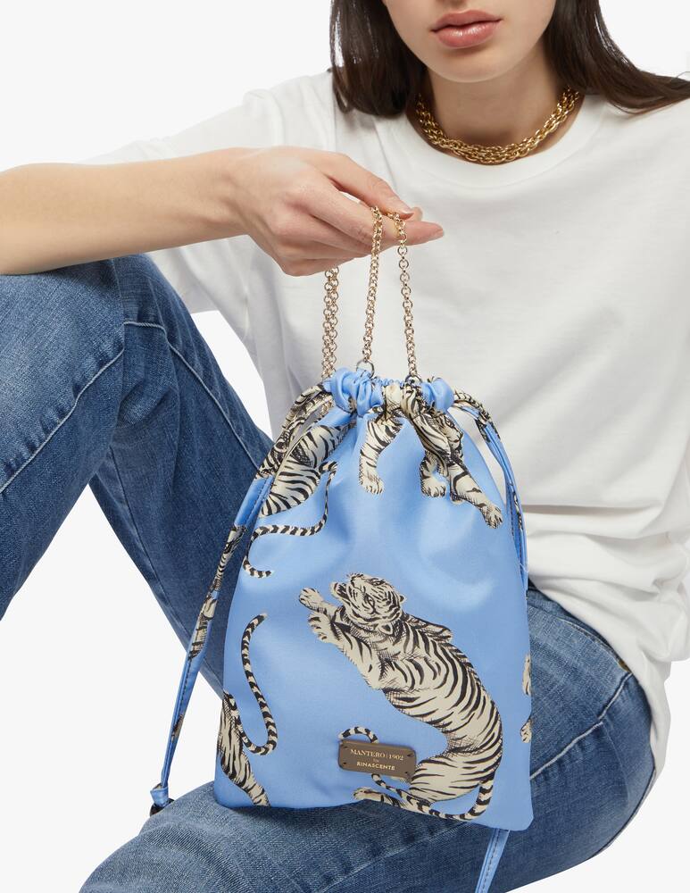 rinascente Mantero 1902 Honey Tiger mini shoulder bag