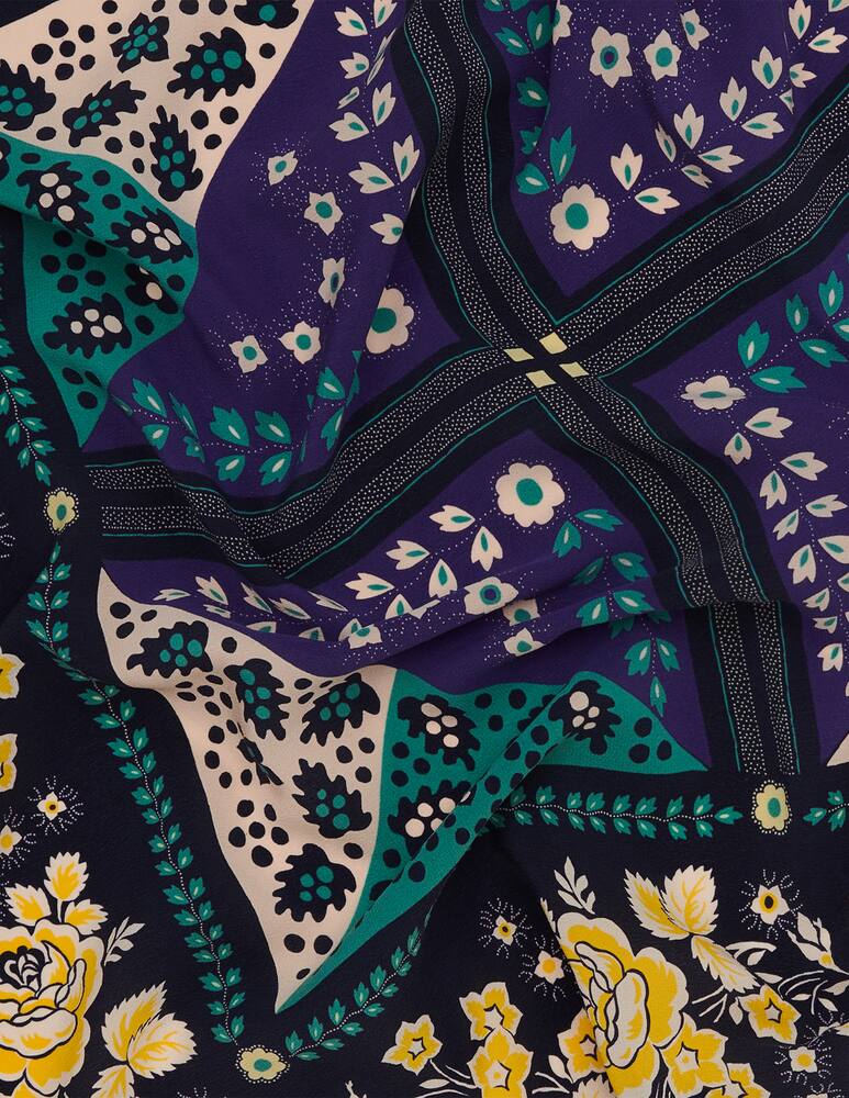 Mantero 1902 Iris silk foulard - Multicolor - picture 2 Mantero 1902 Iris silk foulard - Multicolor - picture 2
