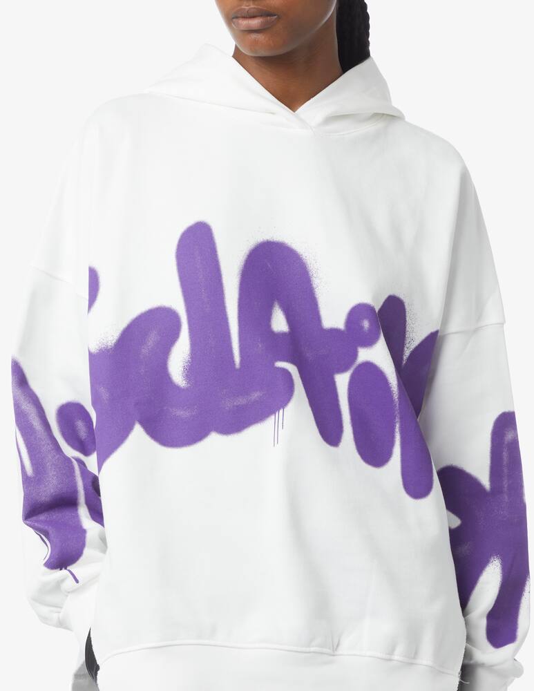 rinascente Disclaimer Felpa cappuccio over con scritta