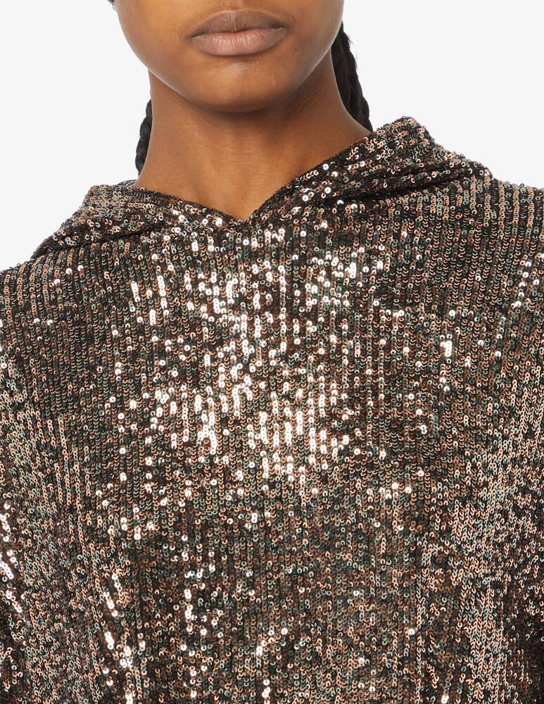 rinascente Jaycì Felpa crop con paillettes