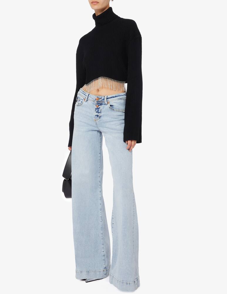 rinascente Jaycì T-shirt crop crystal