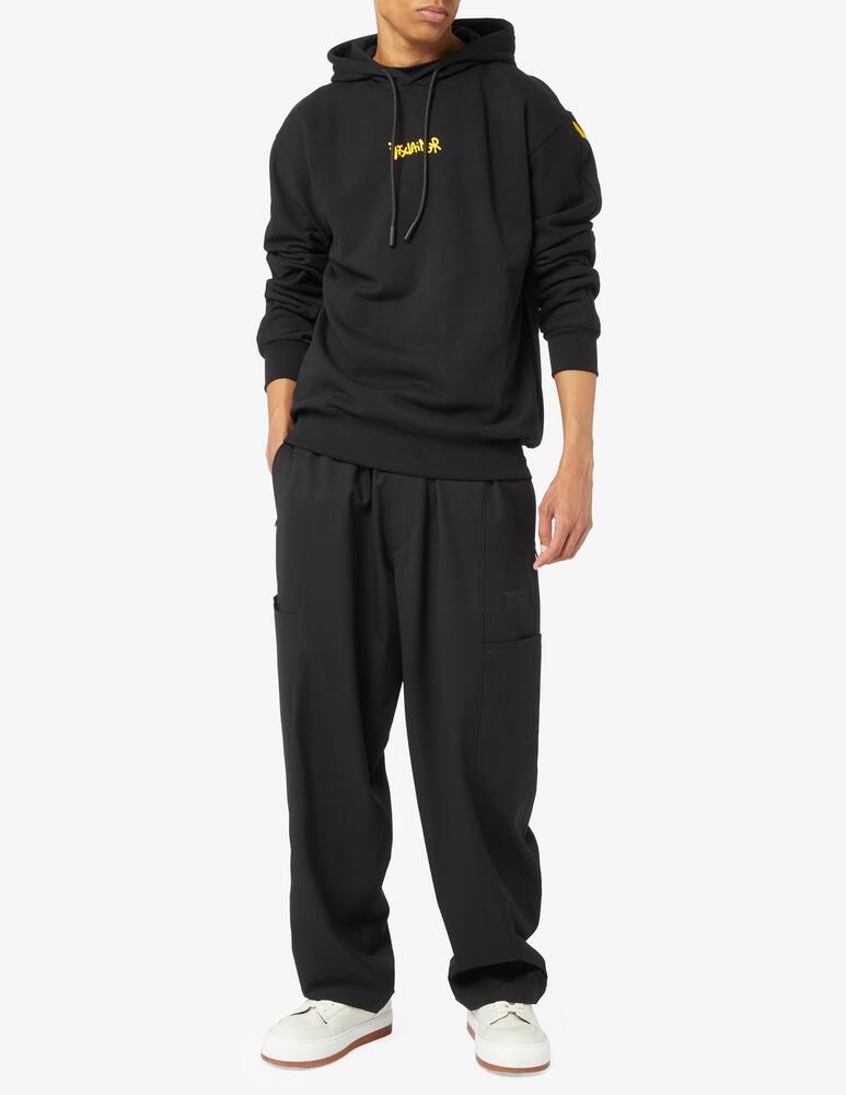 rinascente Disclaimer Felpa con cappuccio lettering graffiti