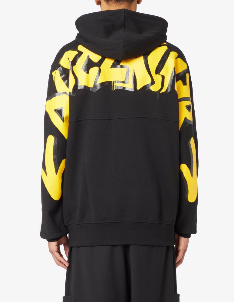 rinascente Disclaimer Felpa con cappuccio lettering graffiti