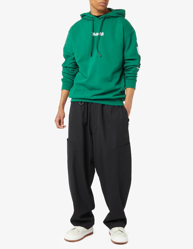 rinascente Disclaimer Lettering graffiti hoodie