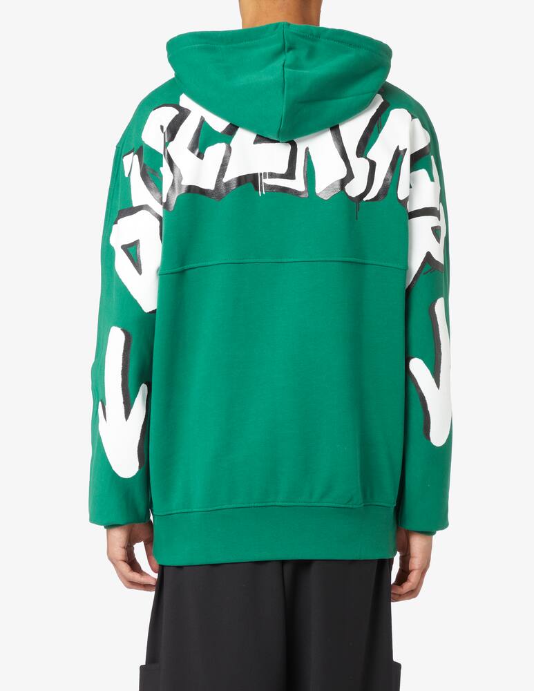 rinascente Disclaimer Lettering graffiti hoodie