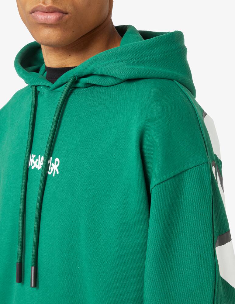 rinascente Disclaimer Lettering graffiti hoodie