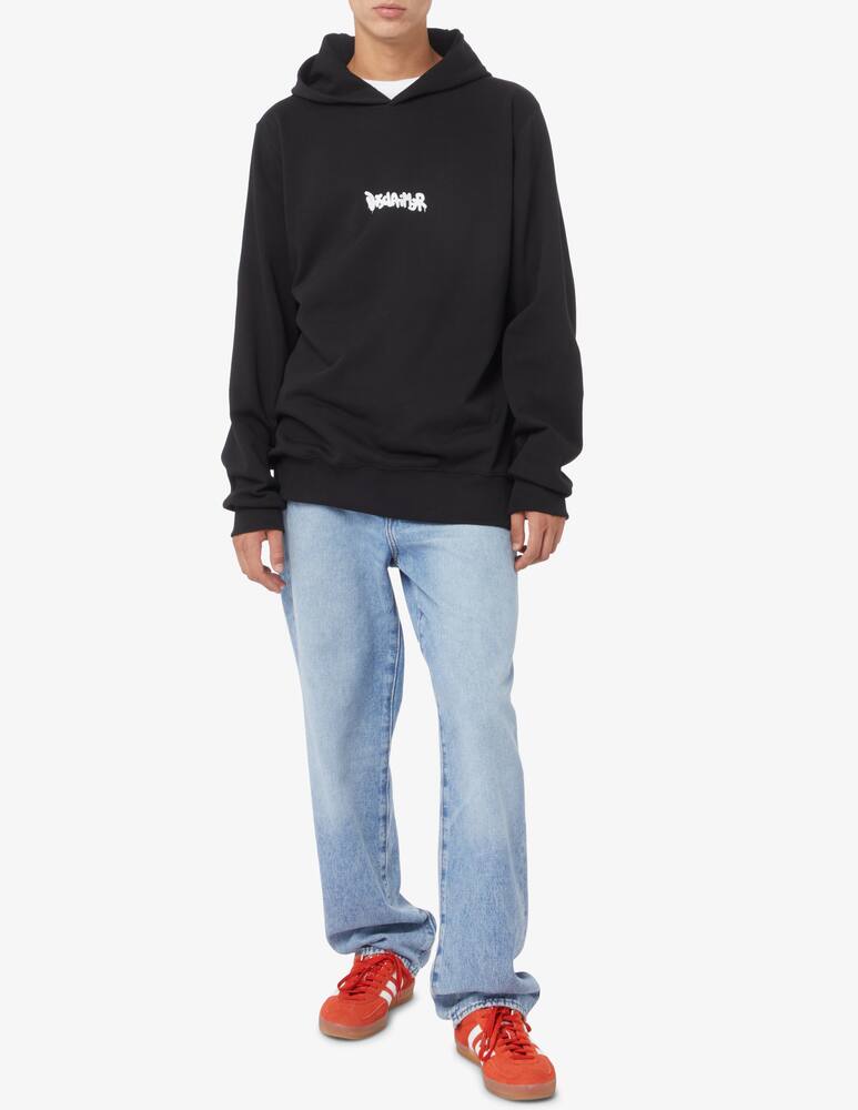 rinascente Disclaimer Felpa con cappuccio lettering retro