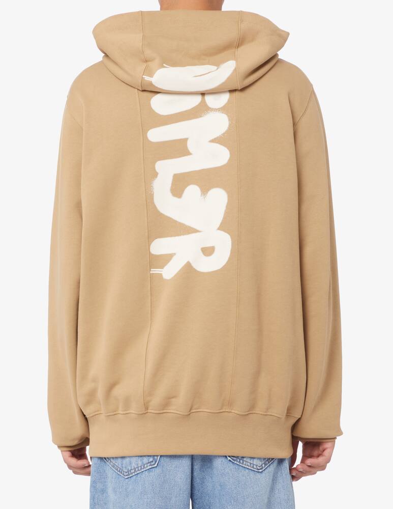 rinascente Disclaimer Felpa con cappuccio lettering retro