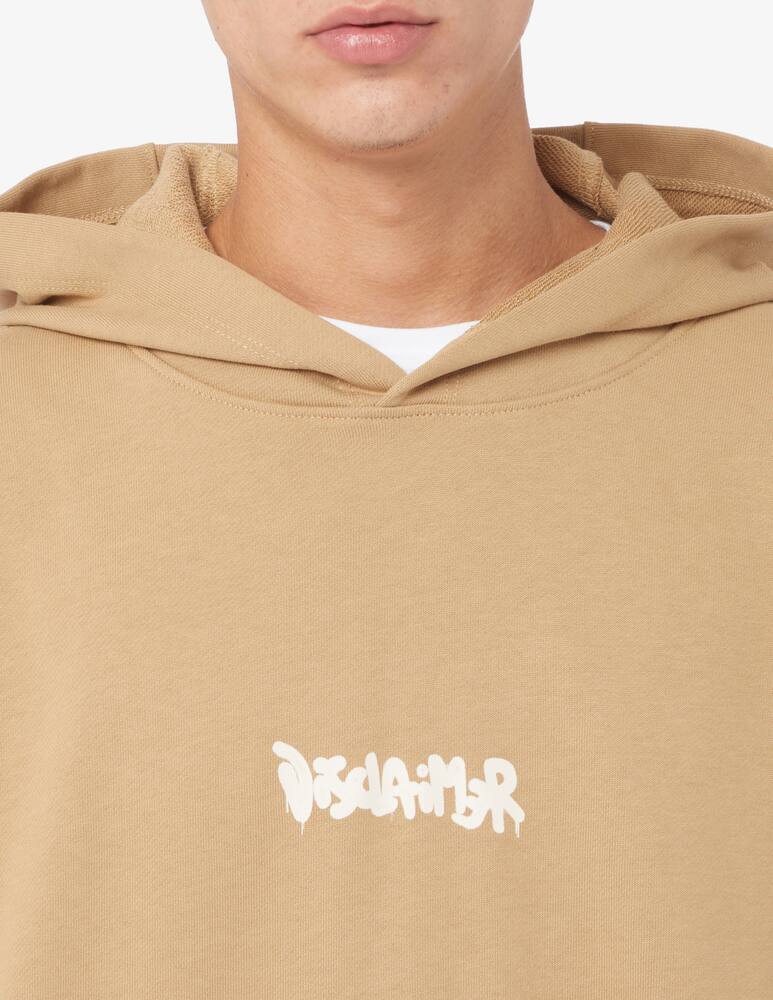 rinascente Disclaimer Felpa con cappuccio lettering retro