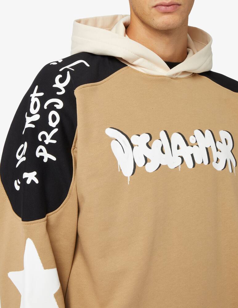 rinascente Disclaimer Lettering stars hoodie