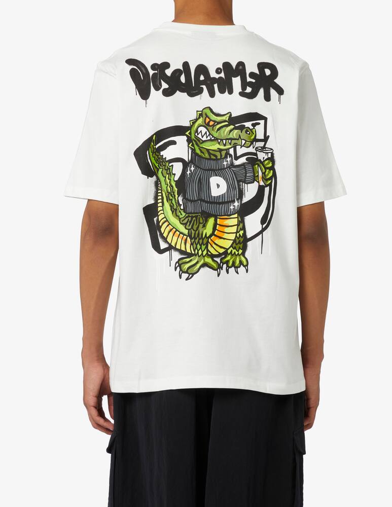rinascente Disclaimer Crocodile retro t-shirt