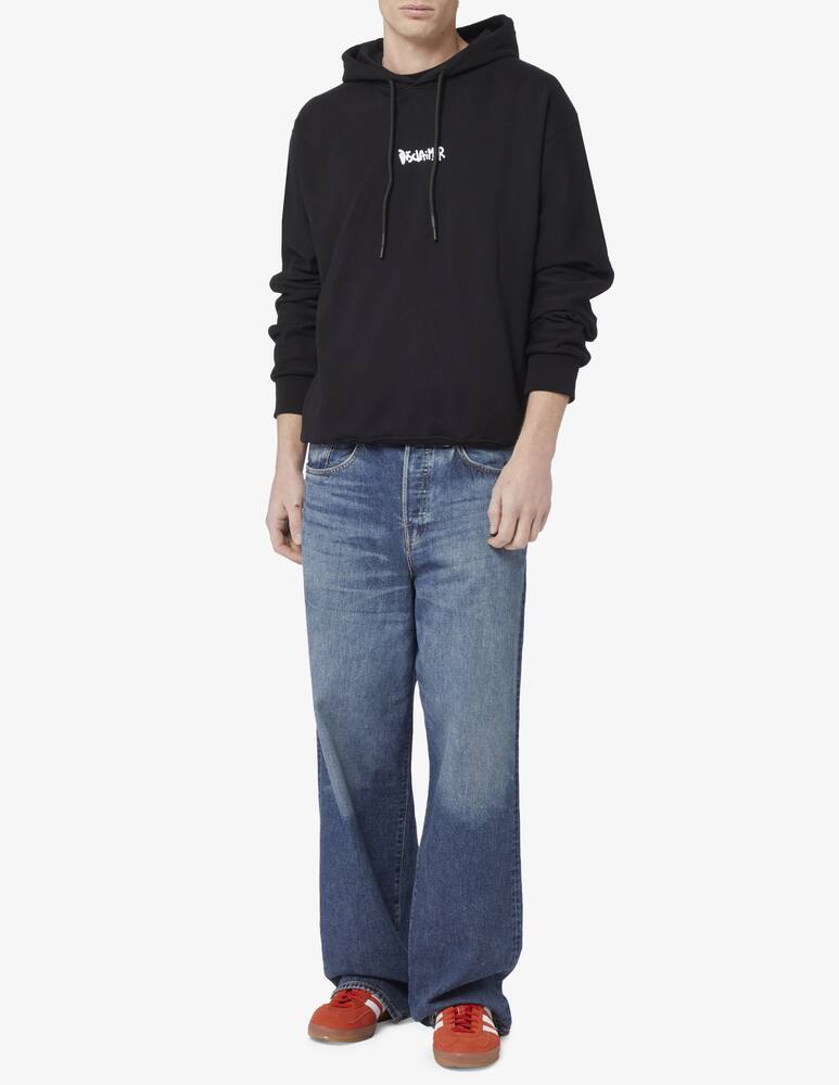 rinascente Disclaimer Felpa con cappuccio graffiti retro