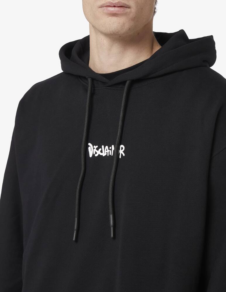 rinascente Disclaimer Felpa con cappuccio graffiti retro