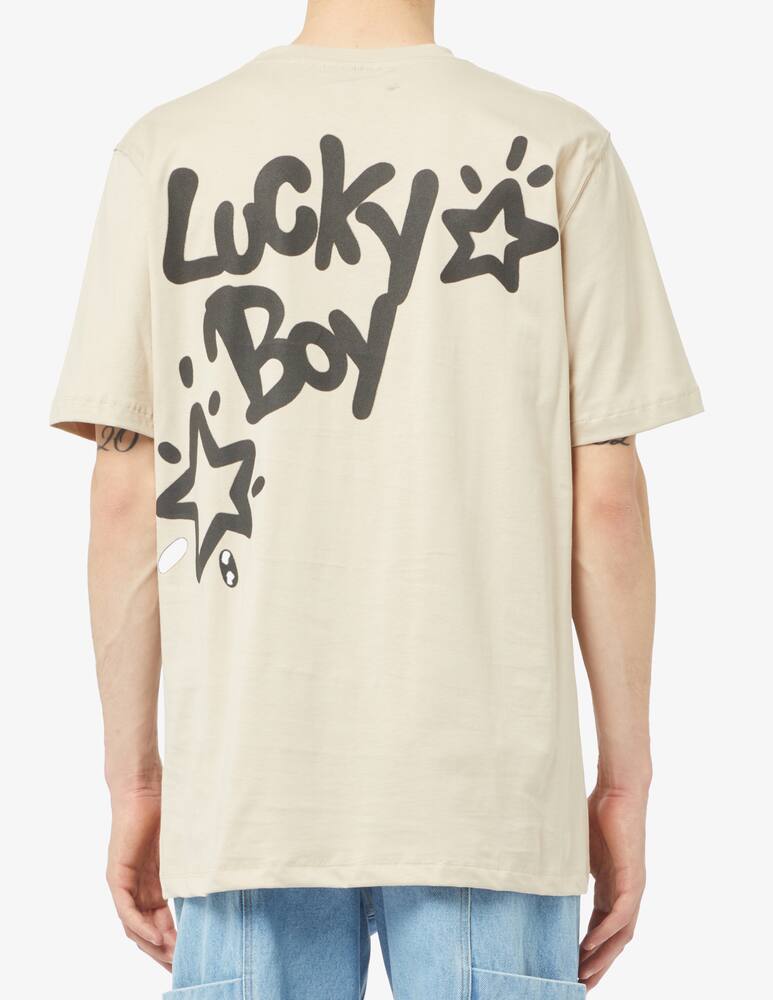 rinascente Disclaimer Lucky boy retro t-shirt