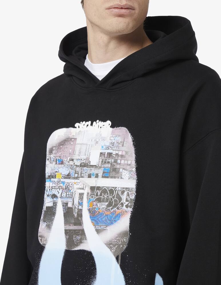 rinascente Disclaimer Felpa con cappuccio big city life