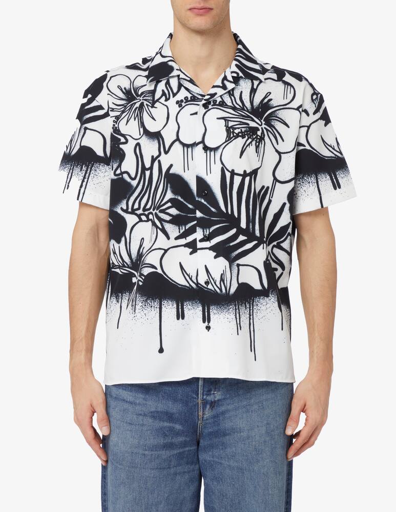 Disclaimer Camicia maniche corte fiori - immagine 1 Disclaimer Camicia maniche corte fiori - immagine 1