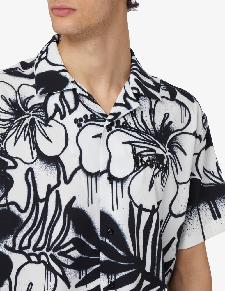 Disclaimer Camicia maniche corte fiori - immagine 4 Disclaimer Camicia maniche corte fiori - immagine 4