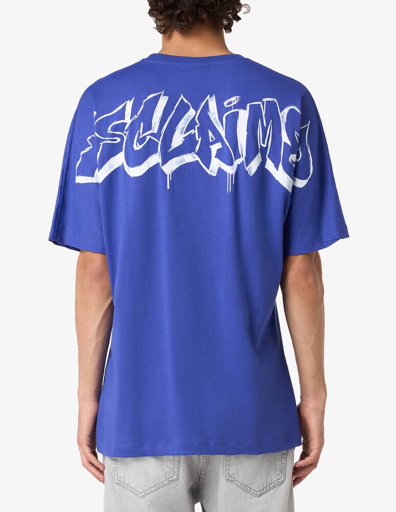 rinascente Disclaimer Maglietta lettering graffiti back