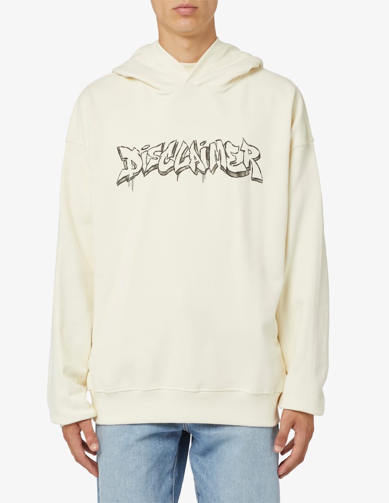 Disclaimer Felpa con cappuccio lettering graffiti front - immagine 1 Disclaimer Felpa con cappuccio lettering graffiti front - immagine 1