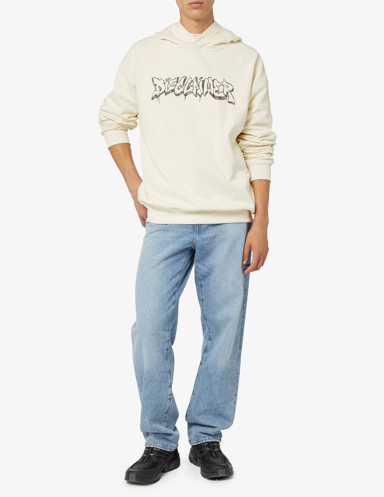 rinascente Disclaimer Felpa con cappuccio lettering graffiti front