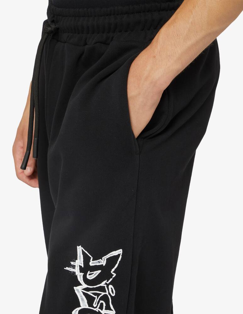 rinascente Disclaimer Pantalone tuta lettering graffiti lato