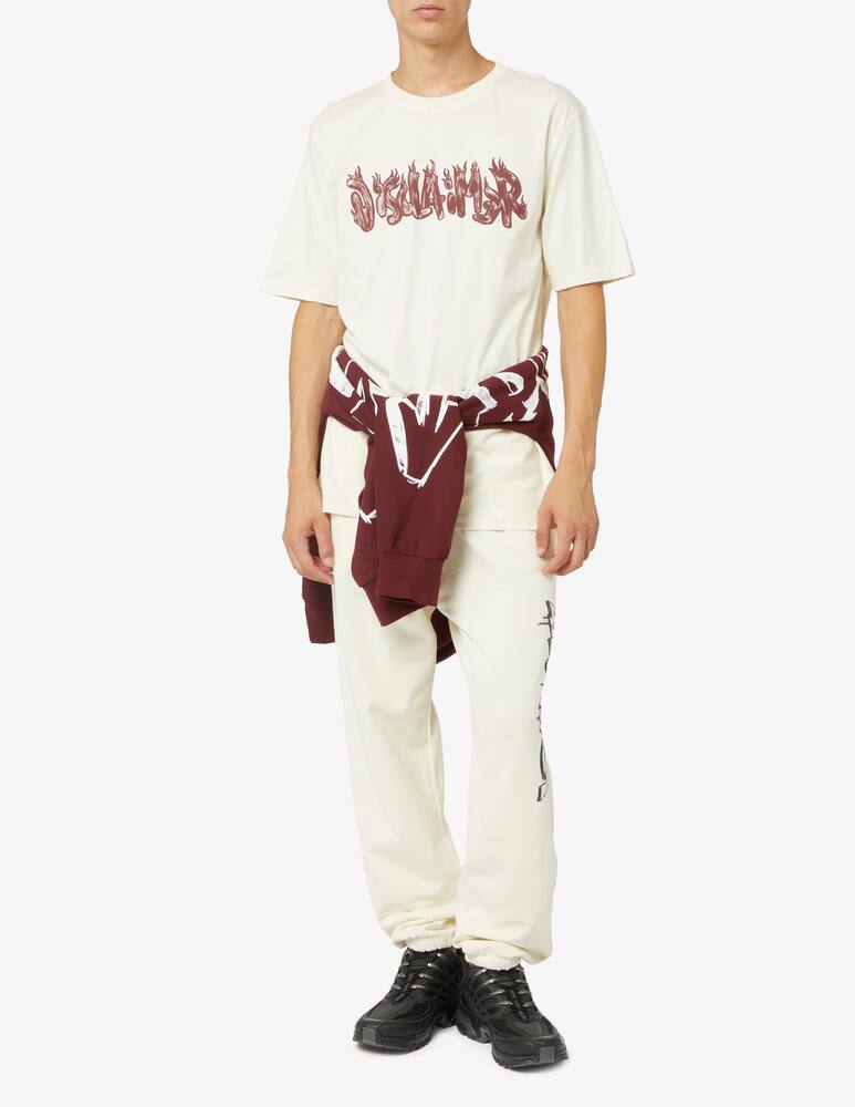 rinascente Disclaimer Pantalone tuta lettering graffiti lato