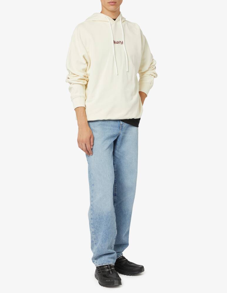 rinascente Disclaimer Felpa con cappuccio lettering fiamme back