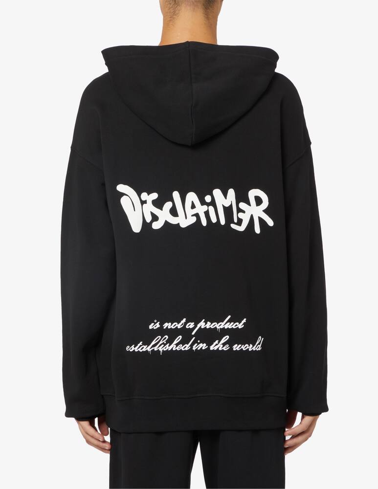 rinascente Disclaimer Felpa con cappuccio lettering back