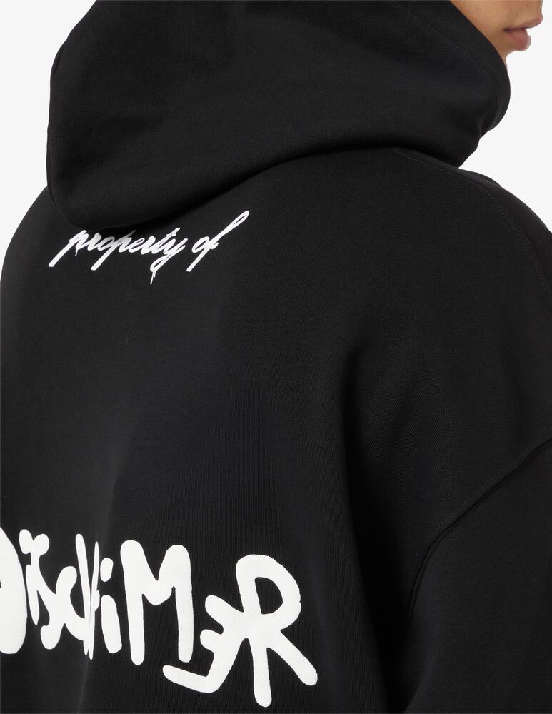 rinascente Disclaimer Felpa con cappuccio lettering back