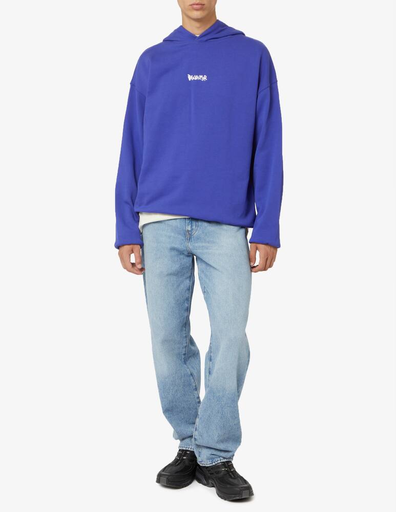 rinascente Disclaimer Hoodie lettering back